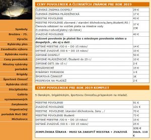 Predaj rybárskych lístkov – Zemplínska šírava / Vinianské jazero